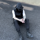2025春夏新款宽松工装连帽马甲背心男潮流炸街帅气外套MJ67P125，男装背心/马甲，星座101A-3