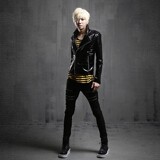 2025秋冬潮男韩版修身仿皮外套男生皮衣潮流男装w39P85，男装皮衣，星座101A-3