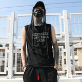夏季新款男背心潮bf原宿风嘻哈韩版修身男生坎肩连帽B31P65，男装背心/马甲，星座101A-3