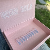 BOBBINAILS月光魔镜粉人鱼姬仙女简约可拆卸穿戴甲成品