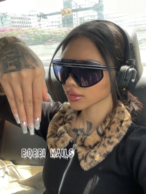 BOBBINAILS手工定制欧美立体不规则魔镜INS辣妹可拆卸穿戴甲