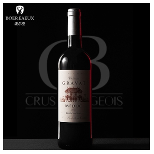 法国原瓶原装进口干红葡萄酒13.5度梅多克中级庄红酒2018