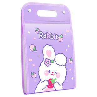 a4手提文件夹试卷袋多层大容量小学生专用手拎式风琴包卷子收纳袋整理神器初中生高中生书夹子科目分类试卷夹