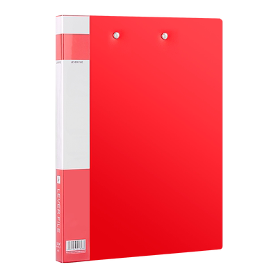 红色文件夹加厚型双夹中国红资料册单夹讲义朗诵稿夹演讲夹板a4纸收纳夹子大红喜庆婚礼用签约档案夹会议夹