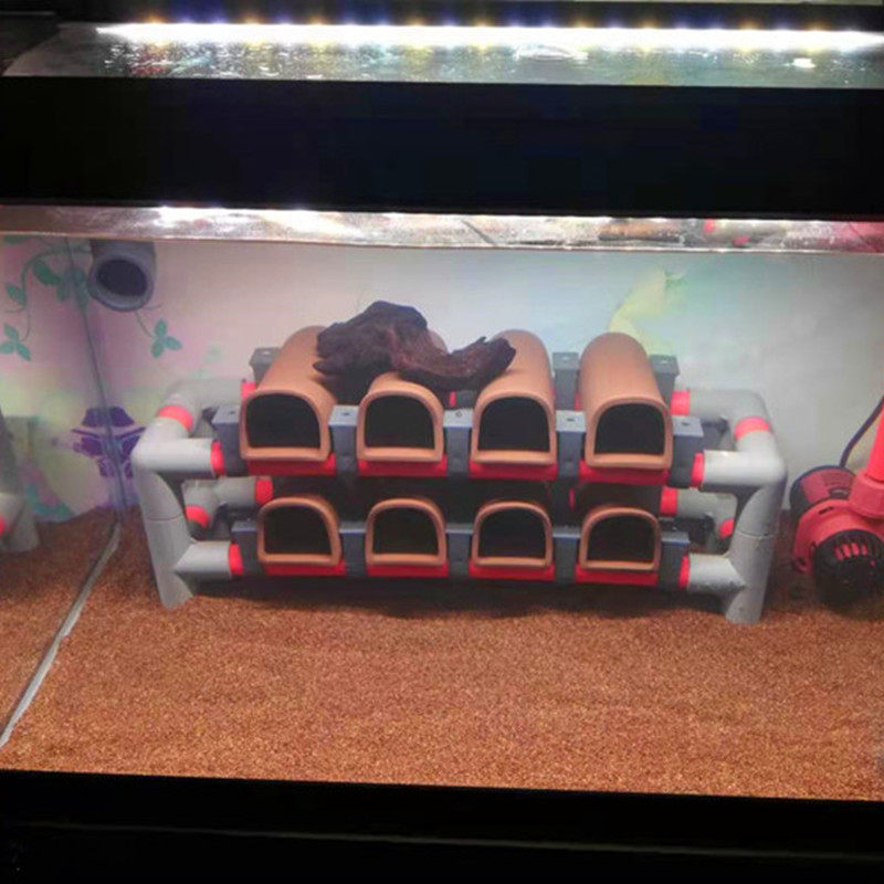 太行红沙鱼缸底砂造景沙红色细沙子化妆沙鼠鱼沙南美缸热带雨林沙