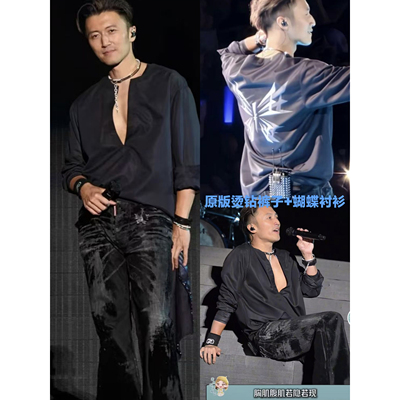 谢霆锋深圳演唱会同款V领