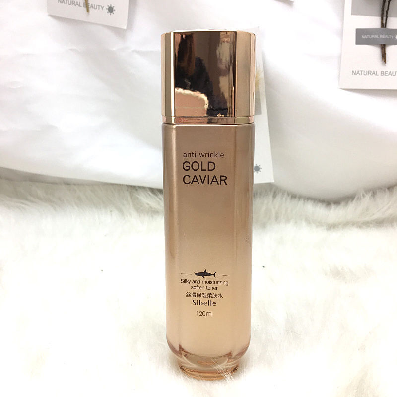 正品四季美人黄金鱼子酱丝滑保湿柔肤水120ml保湿补水护肤