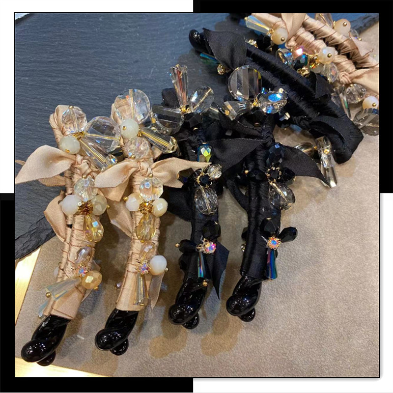 高档香蕉夹竖夹韩国重手工发卡