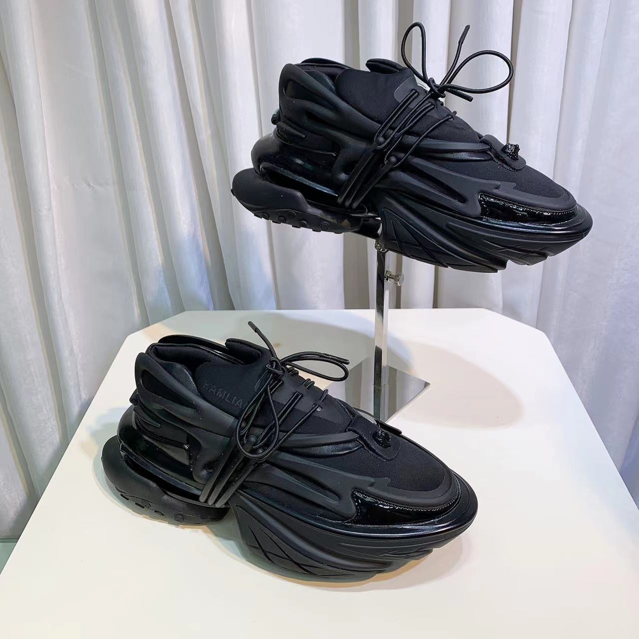 宇宙飞船太空游艇厚底增高松糕鞋