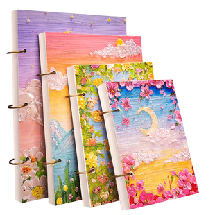 元浩高颜值素描本美术生专用活页可拆卸A4手绘本速写本A5绘画本32k小号幼儿园16k空白加厚小学生画画本子