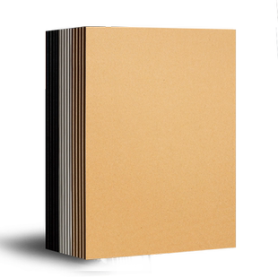 元浩白色硬纸板厚纸板手工模型diy学生卡板垫板白纸板黑色牛皮纸硬卡纸活页本外壳硬纸壳板大张A4 A3 A5