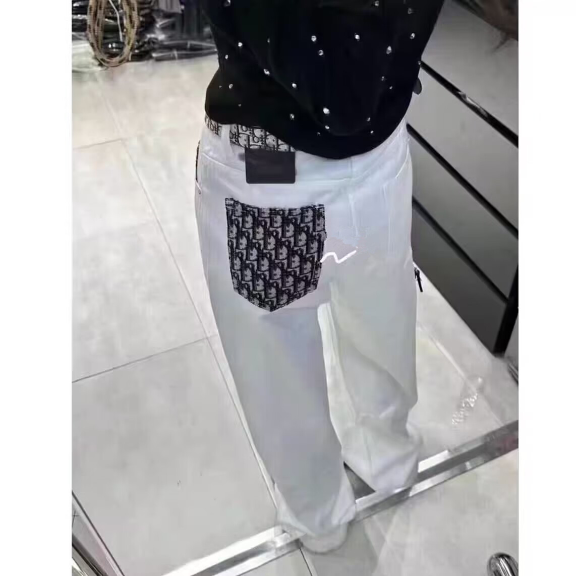 歐貨高腰復(fù)古直筒牛仔褲女歐洲站春季新款百搭小個(gè)子拖地褲休閑褲