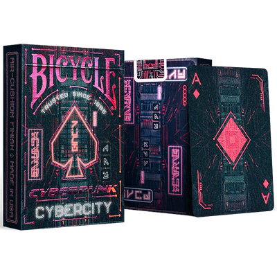 BICYCLE单车扑克牌赛博朋克风格