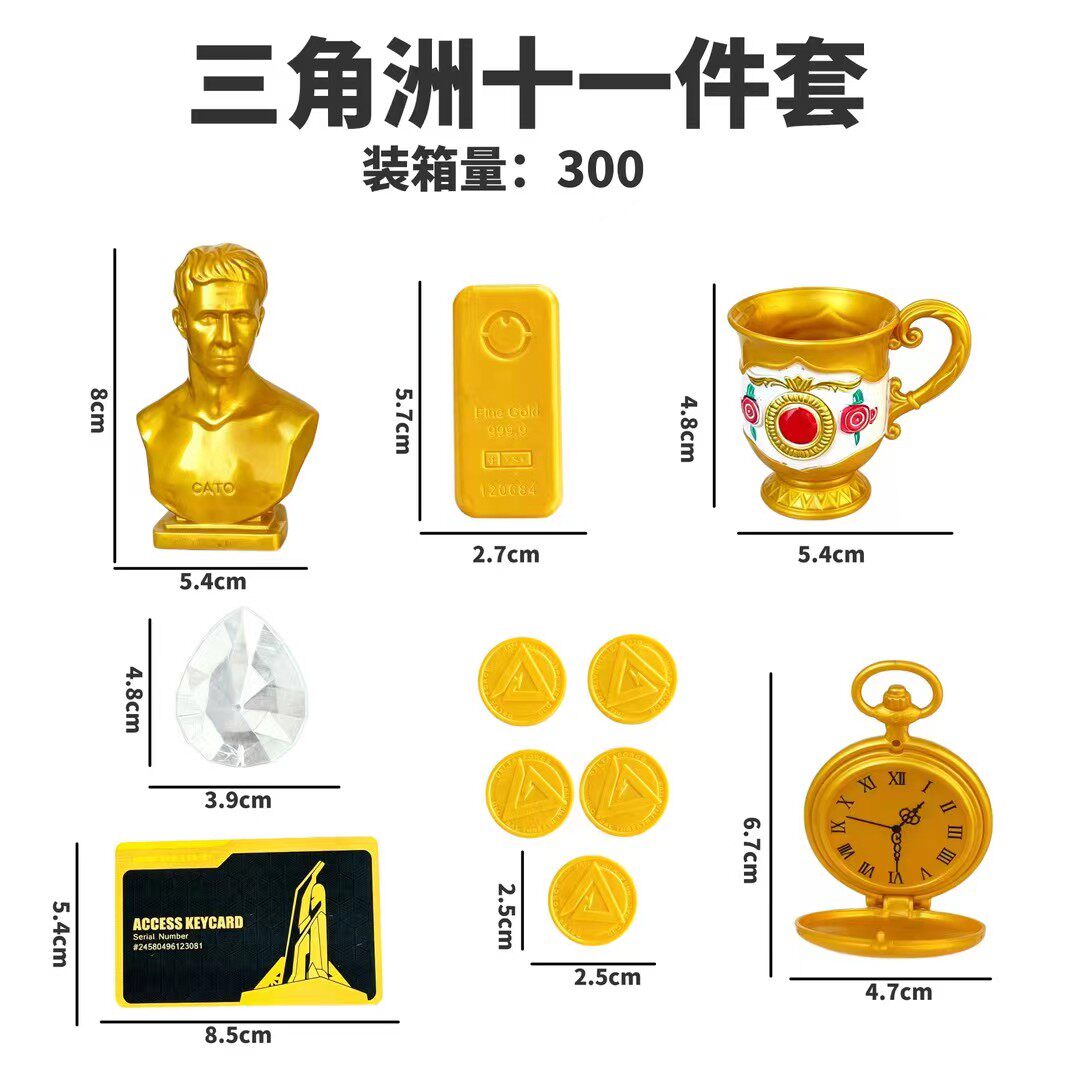 三角洲行动周边塑料网红蛋糕装饰品模型大全新款现货模型