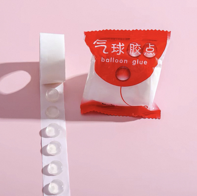 气球点胶粒气球胶点粘贴装饰用品布置配件美纹胶无痕泡沫双面胶