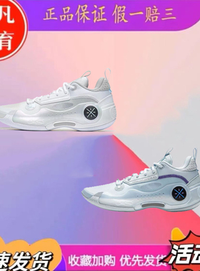 李宁LiNing韦德之道10 WOW 10防滑耐磨低帮篮球鞋ABAS083