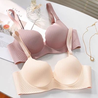 直播爆款内衣女小胸聚拢上托显大加厚收副乳防下垂无痕舒适文胸罩