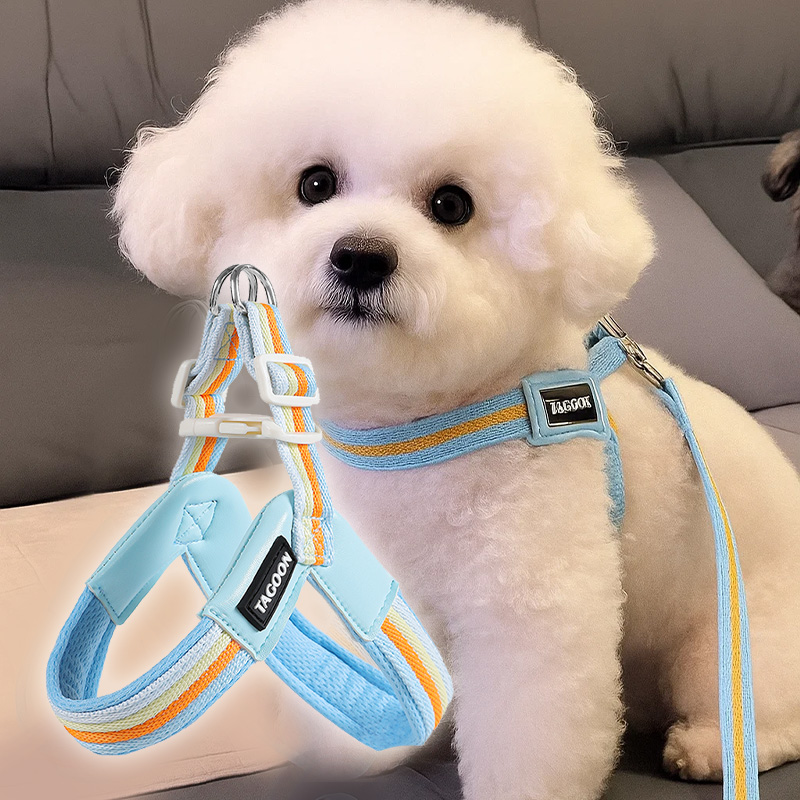 【高颜值撞色】胸背带狗狗牵引绳
