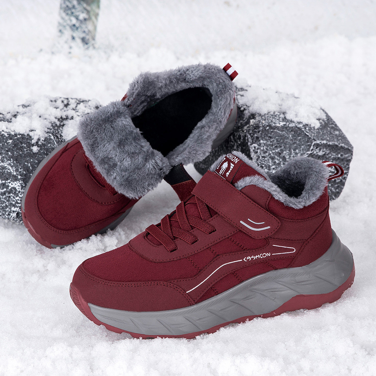 2025新款秋冬季妈妈运动鞋中老年舒适防滑软底保暖运动健步鞋男女,流行男鞋,健步鞋,淘宝优惠券,粉丝福利购,淘宝优惠卷