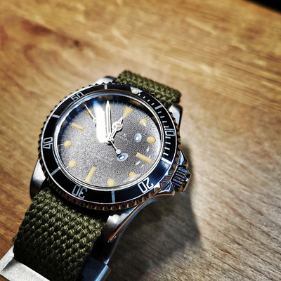 一泽帆布同款工装复古表带