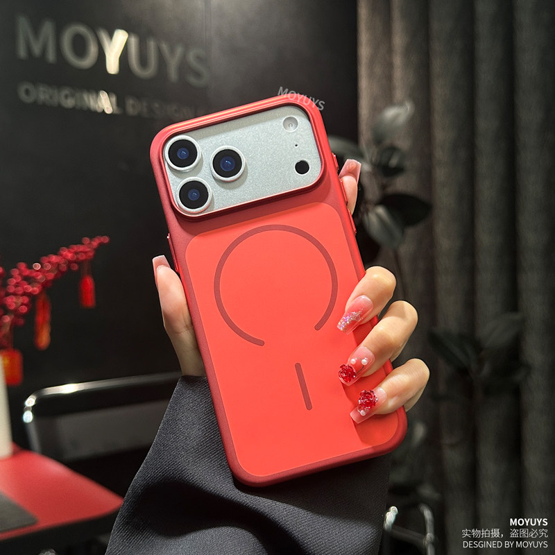 适用iPhone苹果17promax手机壳17pro磁吸17高端