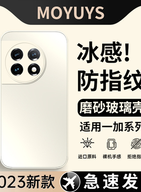 适用一加ace2手机壳oneplus11套ace新款10/9全包防摔9r/rt男女款pro竞速版1+11磨砂玻璃高级感潮曲屏冰感散热