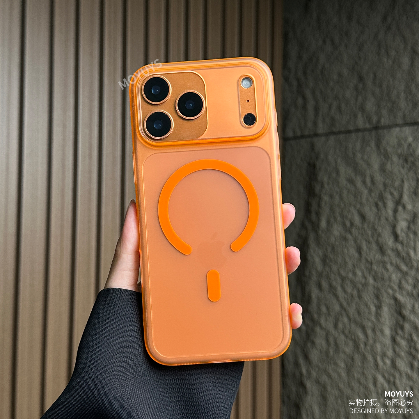 适用苹果17promax手机壳磁吸透明