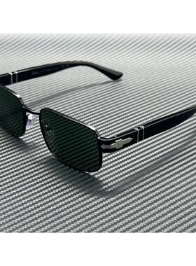 Persol PO1022S 107831黑色绿色男士58 mm太阳眼镜