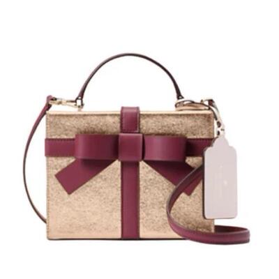 kate spade new york K4670女单肩包Belle Wrapping Party金色