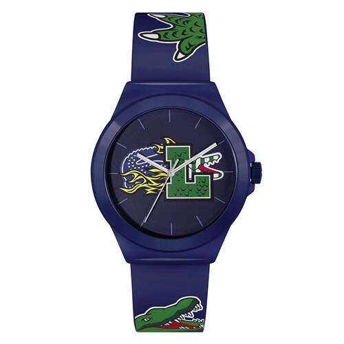 Lacoste NEOCROC 2011231 GATOR蓝色绿色表带男士手表