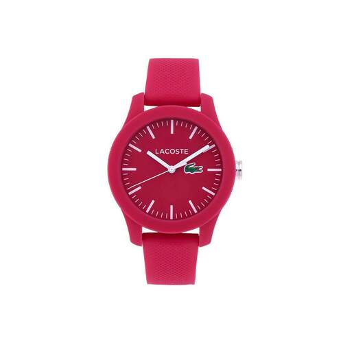 Lacoste 2000957 1212粉色表盘硅胶表带女士手表
