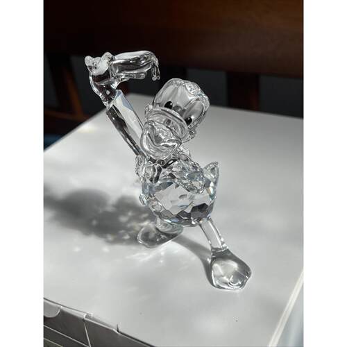 施华洛世奇Swarovski 687339 Adults摆件Donald Duck水晶清楚