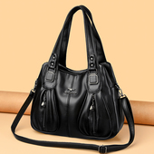 专柜正品 真皮女包手提包大包单肩包包女2025新款 大容量妈妈包牛皮