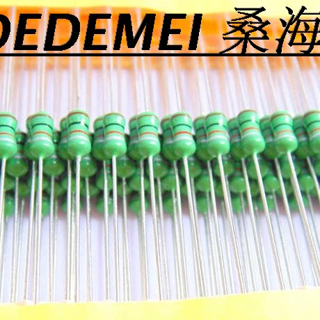 1/4w色环电感0307 高频al0307 6r8k 6.8uh 直插色码电感