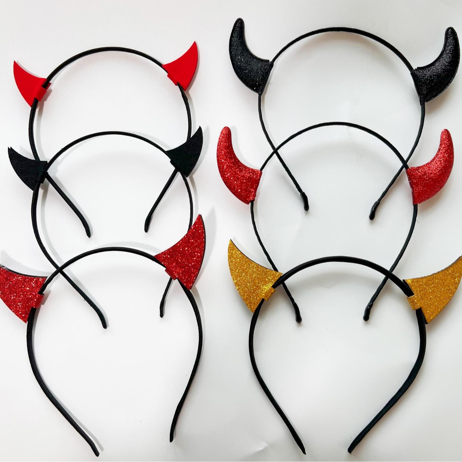 万圣节配饰cosplay道具女巫恶魔头饰吸血鬼发箍吸血鬼小牛角发饰