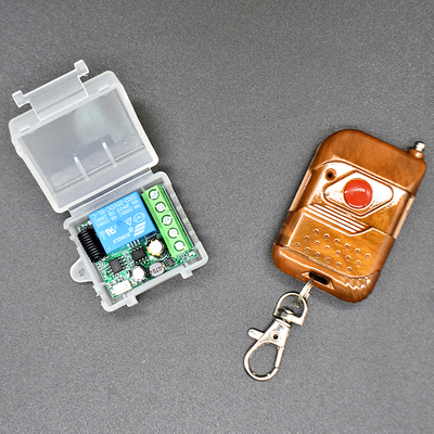 12V无线遥控开关单路点动模块433