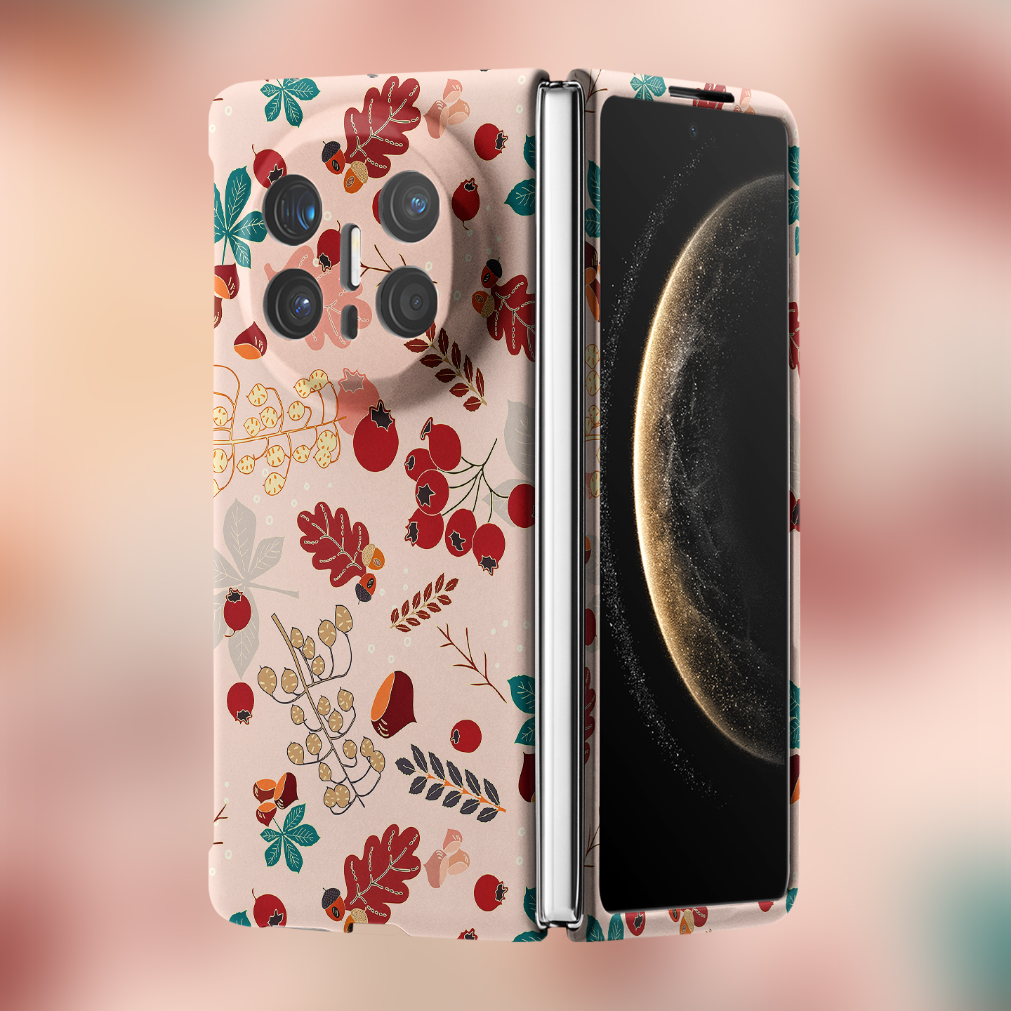 适用华为折叠屏强磁夜光小众