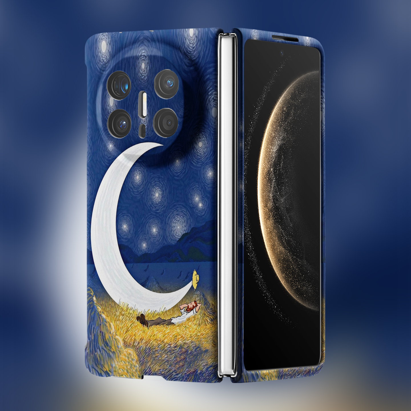 适用华为折叠屏强磁夜光小众