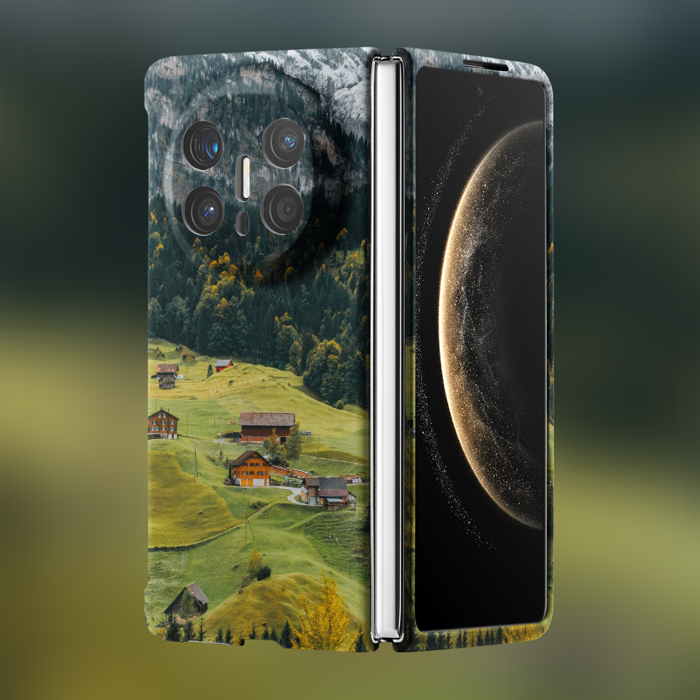 适用华为折叠屏强磁夜光小众