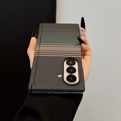 磁吸中轴全包亲肤细磨砂凯夫拉纹