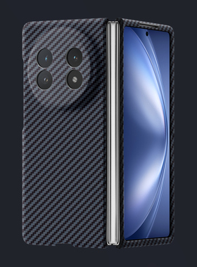 碳纤维黑色适用于vivoxfold5手机壳折叠屏Xfold3保护套3pro磁吸Xfold2超薄硬壳xfold+磨砂亲肤vivoXFlip简约