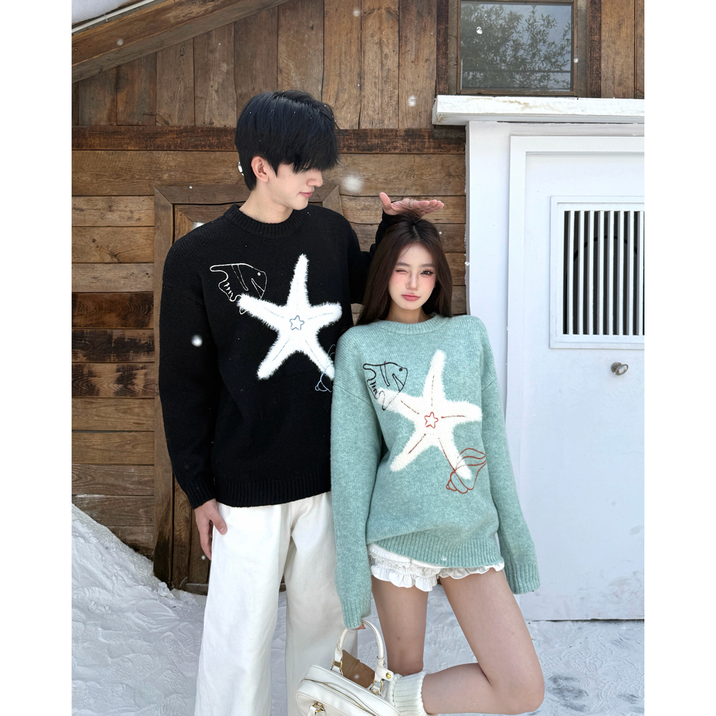 宽松秋冬季高级感慵懒毛衣针织衫