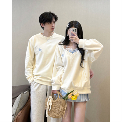 甜酷慵懒风宽松春季卫衣