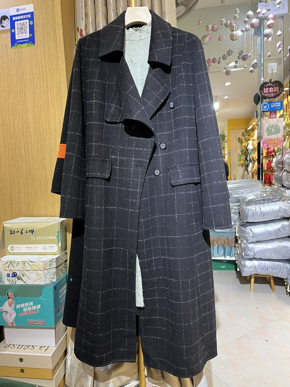 实体店撤柜品牌大衣外套羊毛呢秋装女士大衣
