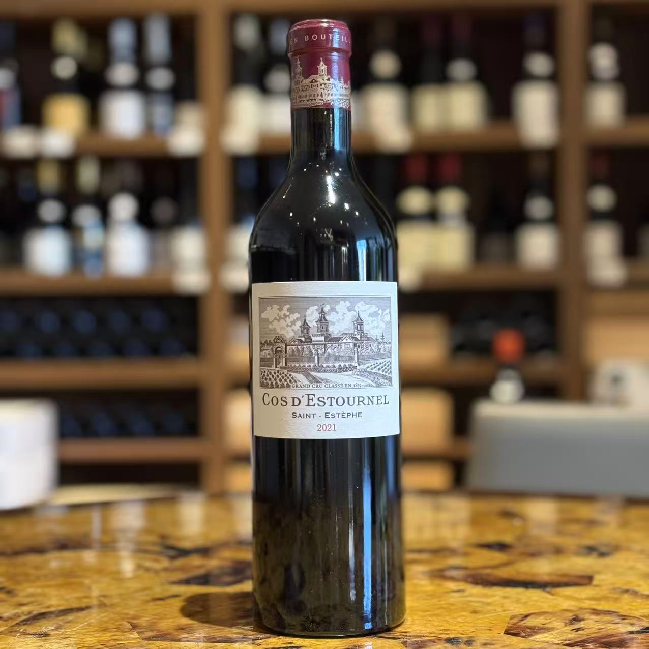 Chateau Cos d'Estournel波尔多爱士图尔干红2021年份750ml - 实物图