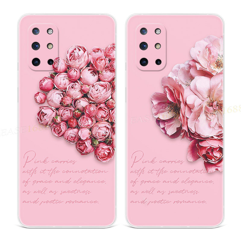 甜美玫瑰花适用1+11一加10pro手机壳12/9R少女心8t7文艺6粉色5五六七八九十二Ace2女款3软,3C数码配件,手机保护套/壳,淘宝优惠券,粉丝福利购,淘宝优惠卷