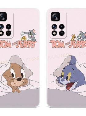 猫和老鼠适用小米红米note12手机壳11t可爱卡通10pro+情侣动漫9/8/7/5探索版4x女款轻薄软十