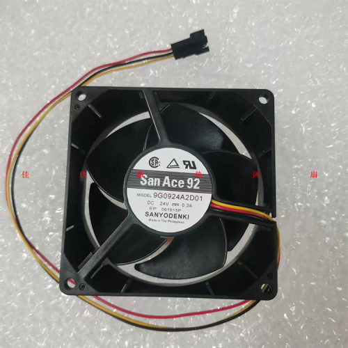 原装三洋 9G0924A2D01 9G0924S2D01 9232 24V 0.3A变频器散热风扇
