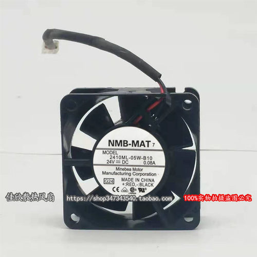 NMB-MAT7 2410ML-05W-B10 DC24V 0.08A 6025 变频器 6cm检测风扇