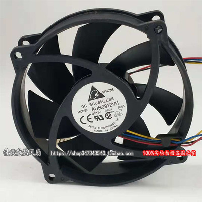 台达 AUB0912VH 12V 0.6A 9CM 9025 机箱电源CPU PWM温控散热风扇